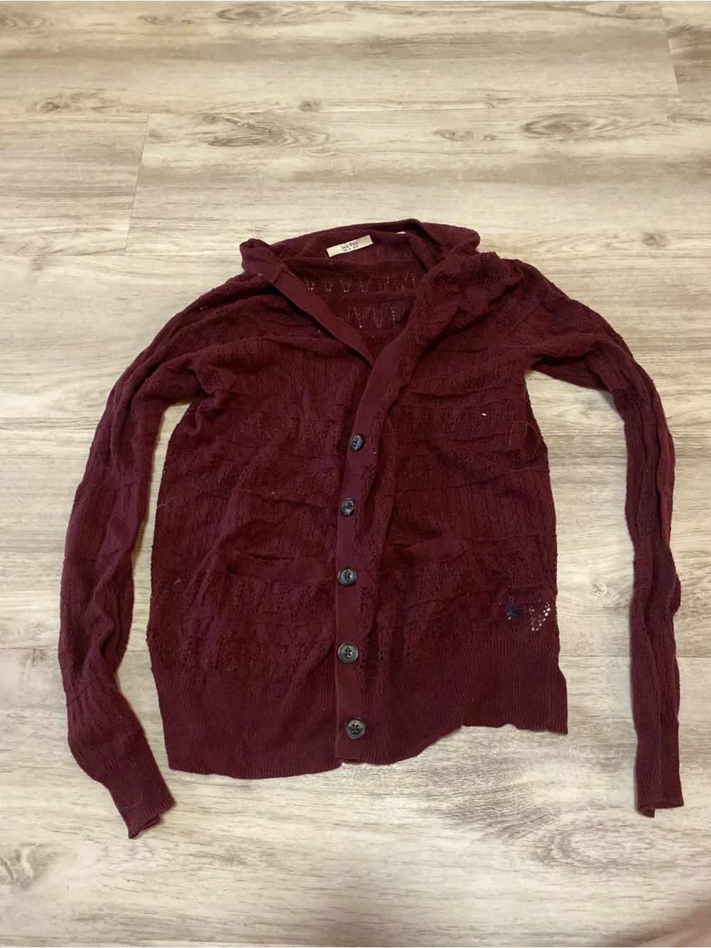 Burgundy Jack Wills Cardigan